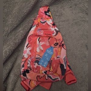 Ver Bradley Cotton Sling Backpack in Rosa Agate